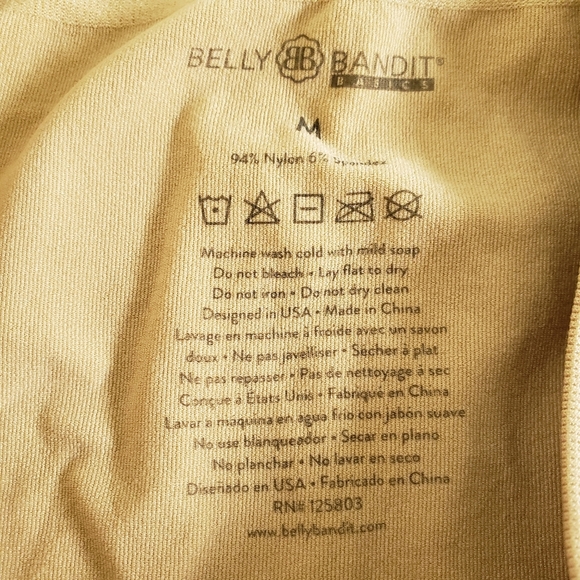 Belly Bandit| Shapewear Shorts Light Tan Beige Pregnancy Post Partum Size Medium - Picture 2 of 3
